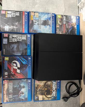 PlayStation 4 + lotto 7 giochi