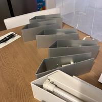 Set di 8 luci applique alluninio