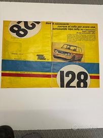 Pubblicità nsu prinz, Fiat 128 rally, Opel