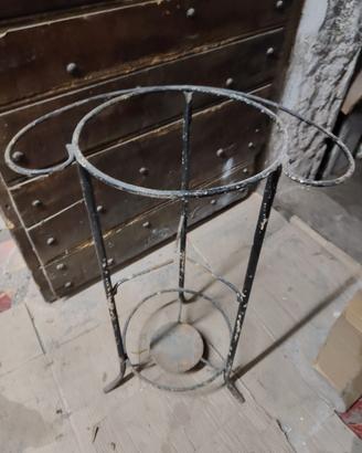 TRE portacatino ferro antico vintage (lotto di 3)