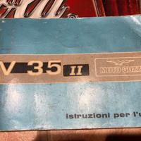Libretto uso e manutenzione Moto Guzzi V35 II