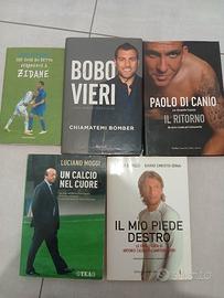 Lotto 5 autobiografie calciatori –Materazzi, Vier