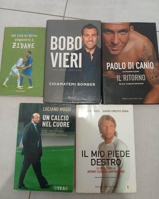 Lotto 5 autobiografie calciatori –Materazzi, Vier