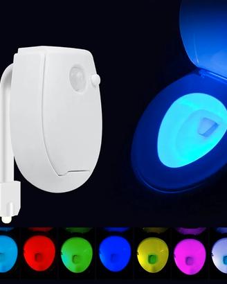 led illuminatore per wc ad 8 colori