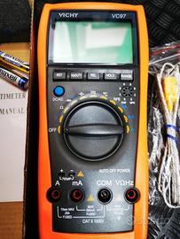 multimetro  digitale voltmetro termometro vc97