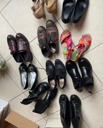 Lotto n10 paia di scarpe n35