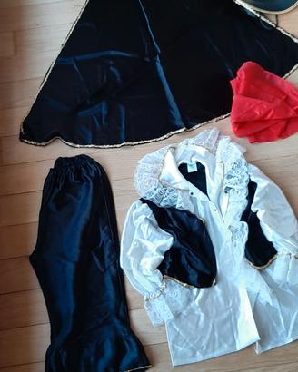 vestito di carnevale Zorro per bambini