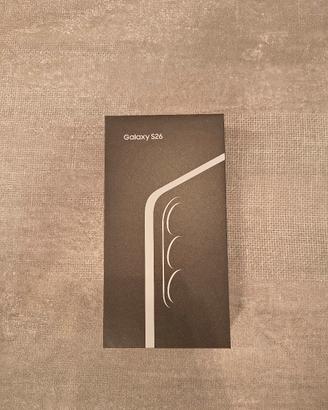 Samsung Galaxy S26 256 GB Black - Nuovo sigillato 