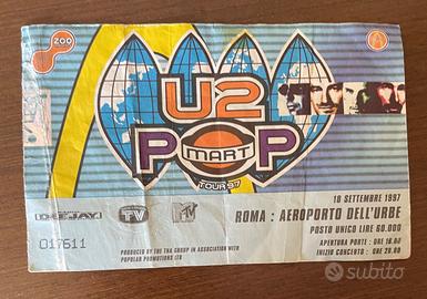 Biglietto concerto U2 Pop Mart Tour