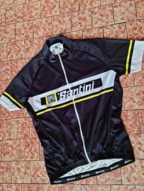 autentica maglia ciclismo SANTINI tg. L nuova