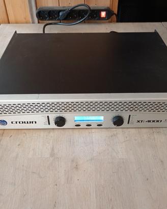 Amplificatore crown xti4000 perfetto 2x1200watt