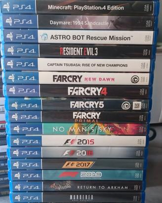 Giochi PS4 (leggere descrizione)