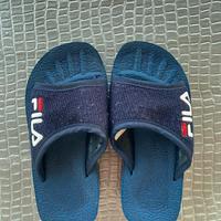 Ciabattine Fila blu bambino