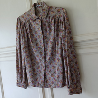 Giacca sartoriale donna rosa floreale cotone