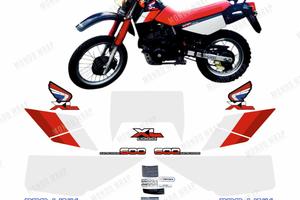 Adesivi compatibili con moto XL 600 RM XL600 Nero