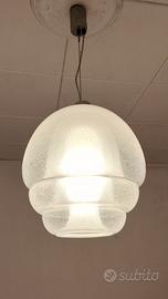 Lampadario vintage anni 70 stile Vistosi