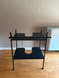 Sottolavabo IKEA RÖNNSKÄR in ferro battuto nero