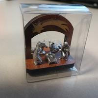 Mini Presepe MODERNO realizzato in legno