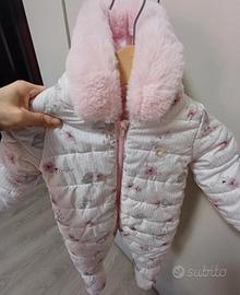 Tutone piumino invernale imbottito bambina Brums