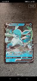 carta Pokemon 2021 glaceon v 40/203
