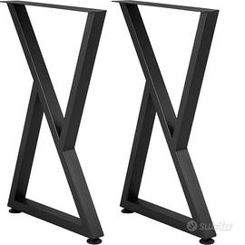 gambe in ferro battuto per tavolo