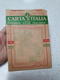 Trieste Carta d'Italia Touring 