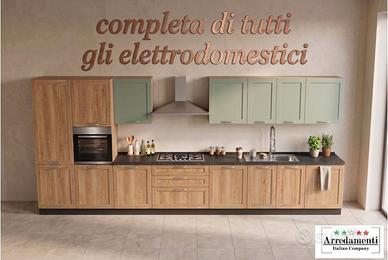 CUCINA MODERNA LINEARE CUCINE CON ELETTRODOMESTICI