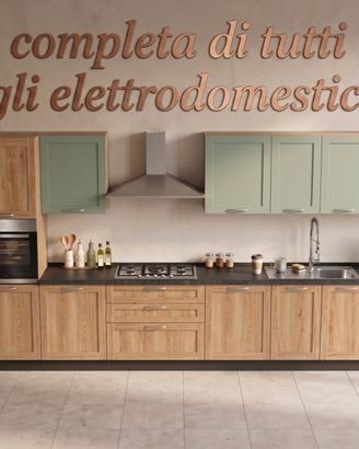 CUCINA MODERNA LINEARE CUCINE CON ELETTRODOMESTICI