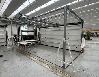 Portone sezionale bianco 5800 x H 2550