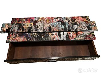 Cassapanca+barra porta abiti