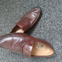 Mocassino in Pelle Vintage  Leonardo  Marrone 41,5