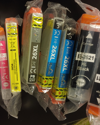 Kit Cartucce compatibili Epson T2621, 2633, 2634,