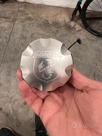Tappi Olio, benzina originali alluminio 500 abarth