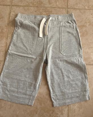 Pantaloni grigi corti 130/140 taglia