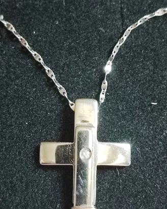 Collana in oro bianco 750