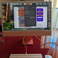 Imac 24 M1 16 GB RAM SSD 512 GB Apple care 