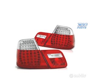 FANALI BMW E46 COUPE 03-07 LED ROSSO CROMATO LOOK 