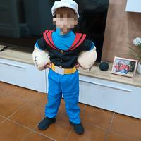 costume vestito carnevale braccio di ferro 