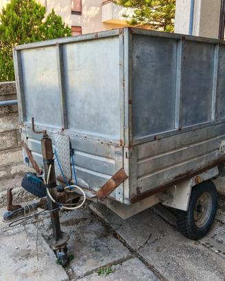 Carrello appendice auto con sponde alte GKN/AL-KO