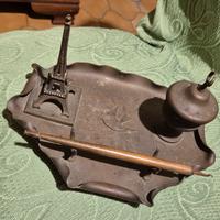 Set vintage per scrivania con penna e calamaio