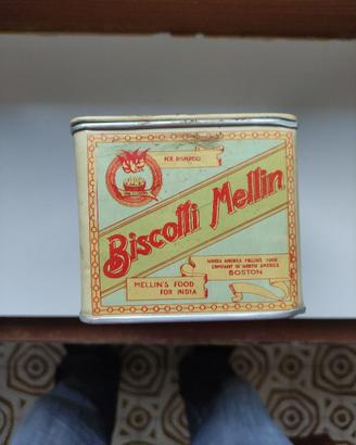 Scatola vintage Biscotti Mellin