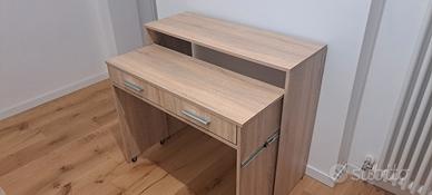 scrivania salvaspazio allungabile