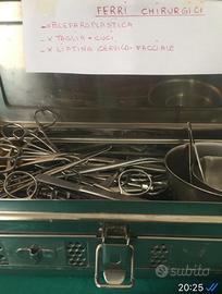 Attrezzatura e ferri chirurgici fatti a mano