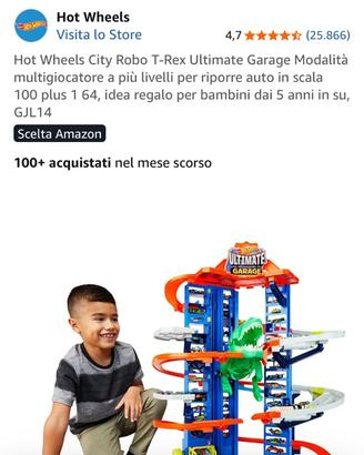 Garage hot wheels City Robo R-rex