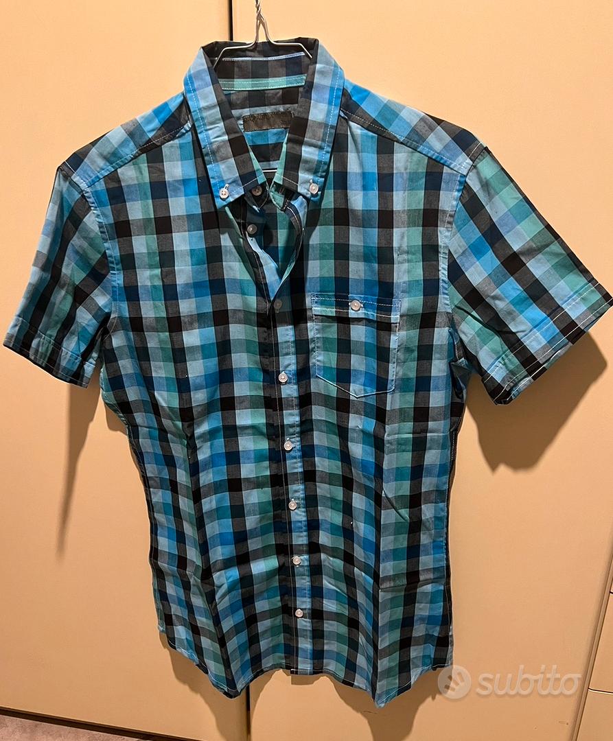 Camicia uomo Piazza Italia S a quadri slim fit Abbigliamento e