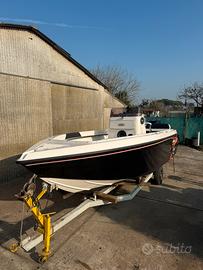 Barca open brube capo nord con fuoribordo