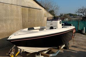 Barca open brube capo nord con fuoribordo