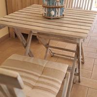 Set tavolo + 2 sedie ahabby chic