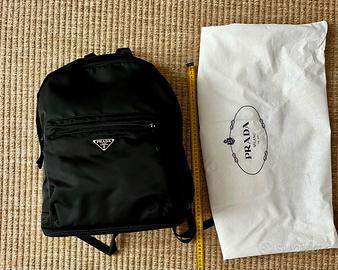 Zaino Prada originale in nylon nero