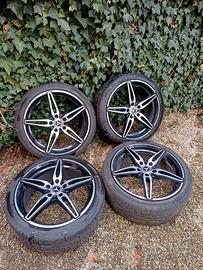 Cerchi in lega 18” stile AMG + gomme 225/40 R18 – 